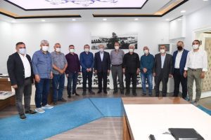 Ünye Sanayi Sitesi Başkanı Ali Özkan ve Yönetim Kurulu Üyeleri