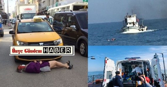 Ünye’de Hareketli Saatler: Kadın Hastaneye Kaldırıldı 1