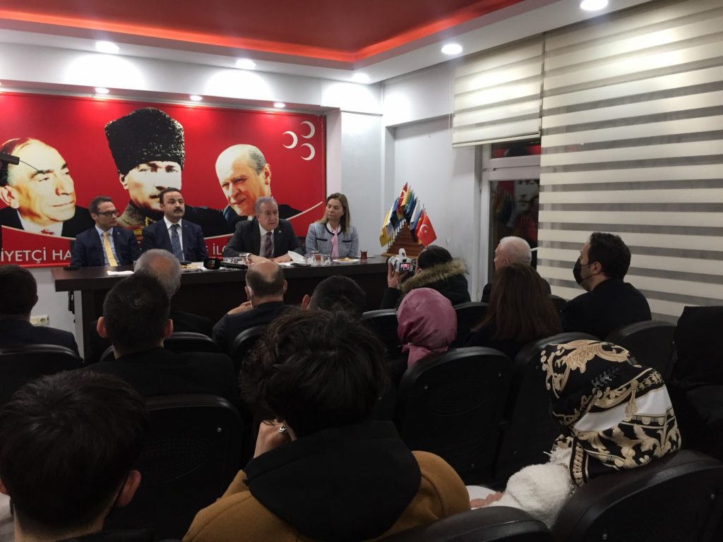 SADİR DURMAZ TÜRKİYE'DE MUHALEFETİN ÜLKEYE ZARAR VERDİĞİNİ SÖYLEDİ MHP2