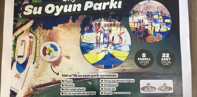 BU PROJEYE ÇOCUKLAR BAYILACAK SU OYUN PARKI
