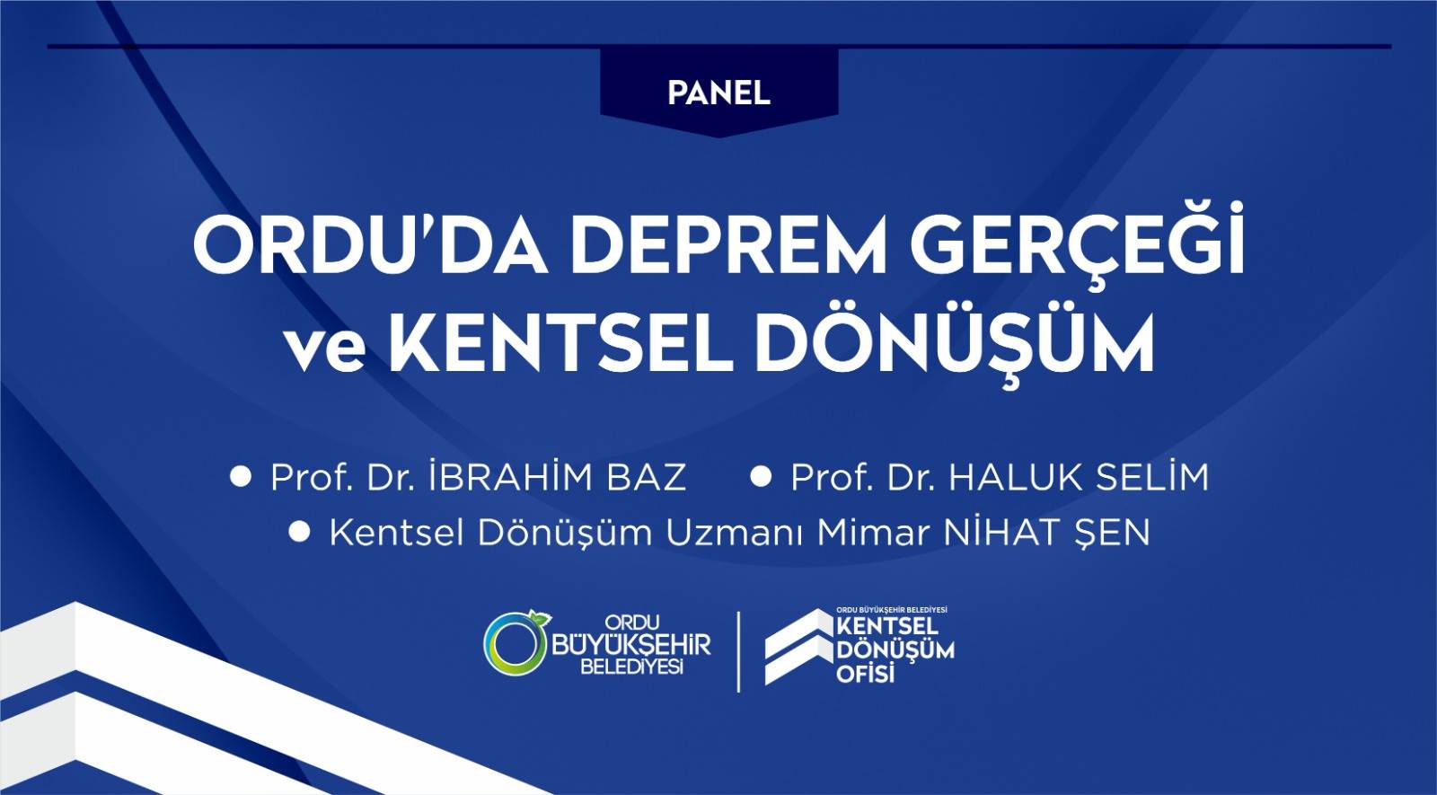 ORDU DEPREM GERÇEĞİ BU PANELDE TARTIŞILIYOR Ordu’da deprem konusuna farkındalık