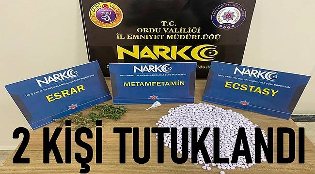 Ordu’da Uyuşturucu Operasyonu Düzenlendi ordu da uyusturucu operasyonu 2 kisi tutuklandi