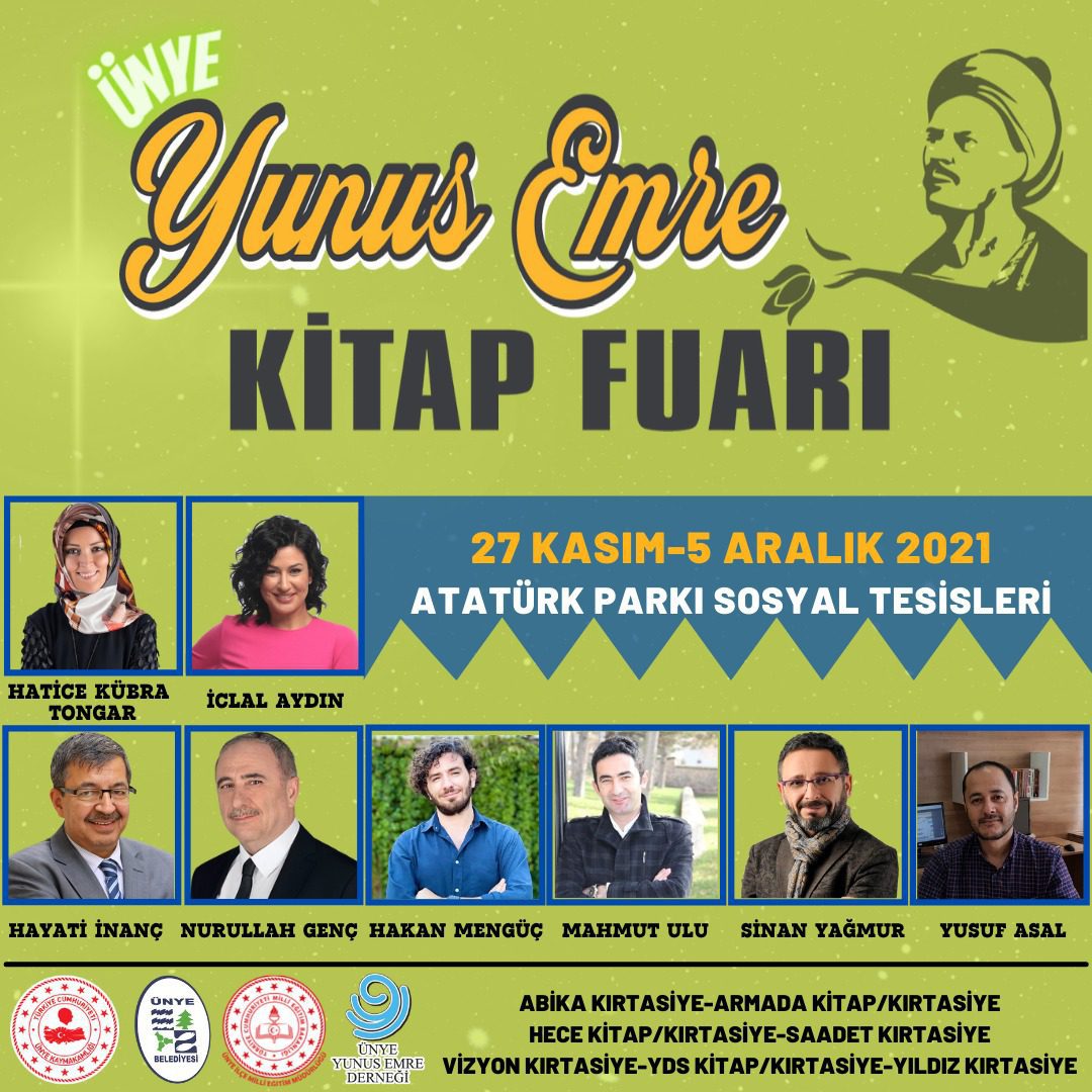 ÜNYE YUNUS EMRE KİTAP FUARI BAŞLIYOR Ünye’de geleneksel hale getirilen