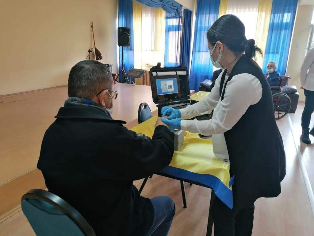 Ordu’da “Adreste Nüfus Hizmeti” kapsamında, Ahmet Cemal Mağden Huzurevinde yaş