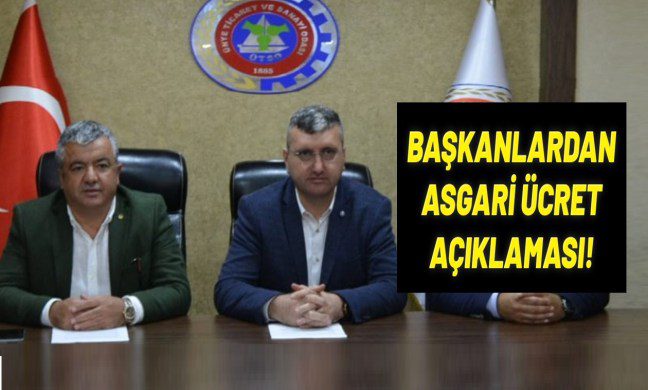 Açıklanan asgari zammın ardından oda başkanlarından açıklama geldi. Ünye Ticaret