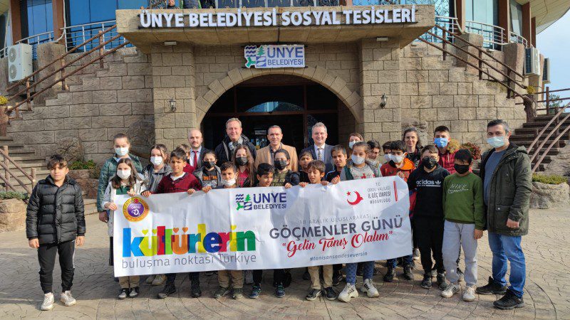 ÜNYE’DE GÖÇMEN ÇOCUKLAR İÇİN ÖZEL GÜN 18 Aralık Dünya Uluslararası
