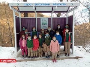 Ordu Büyükşehir Belediyesi tarafından ilçelere ve mahallelere kurulumu yapılan dolmuş