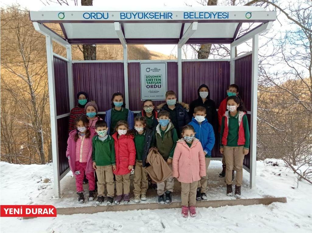 Ordu Büyükşehir Belediyesi tarafından ilçelere ve mahallelere kurulumu yapılan dolmuş