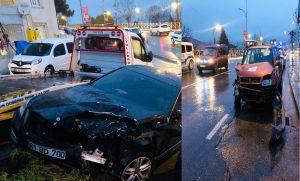 Burunucu'nda Burun Buruna Kaza: 1 Yaralı
