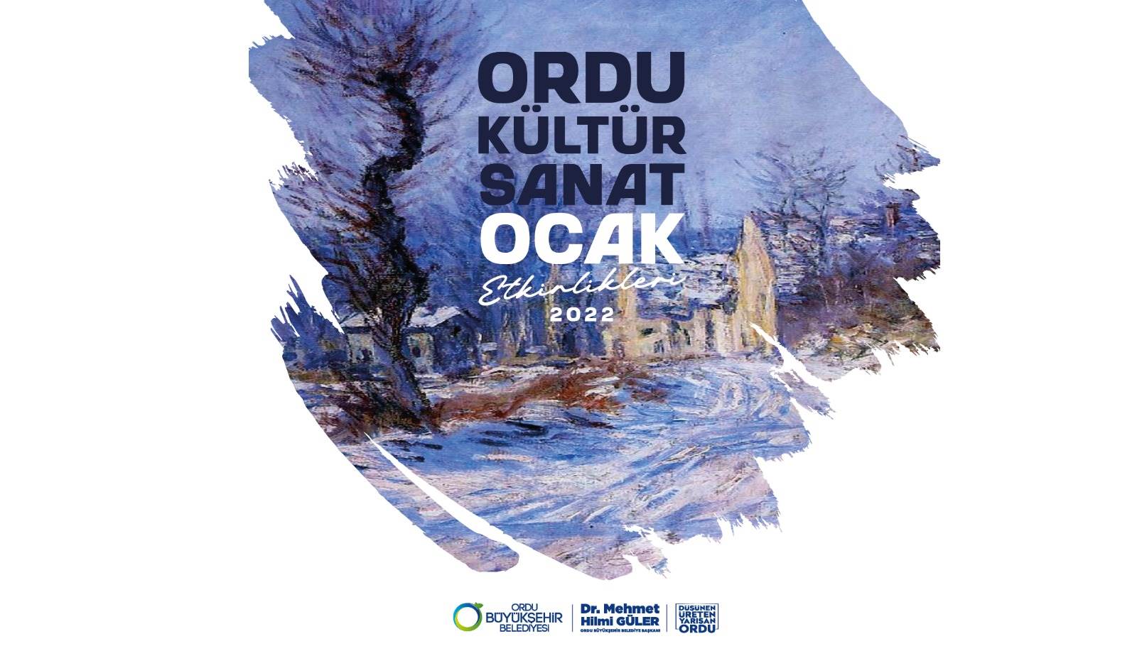 BÜYÜKŞEHİR BELEDİYESİ OCAK AYI KÜLTÜR SANAT TAKVİMİ BELLİ OLDU Kültür