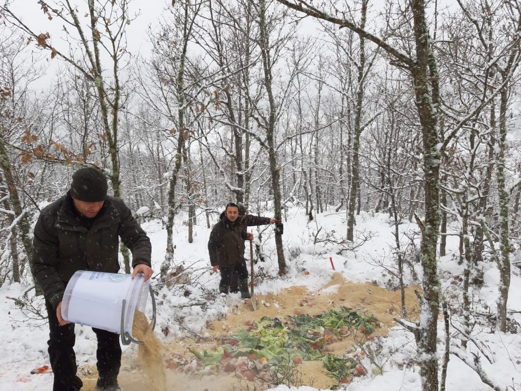 ORDU’DA ZORLU KIŞ ŞARTLARINDA YABAN HAYVANLARI UNUTULMADI RESIM 5 1