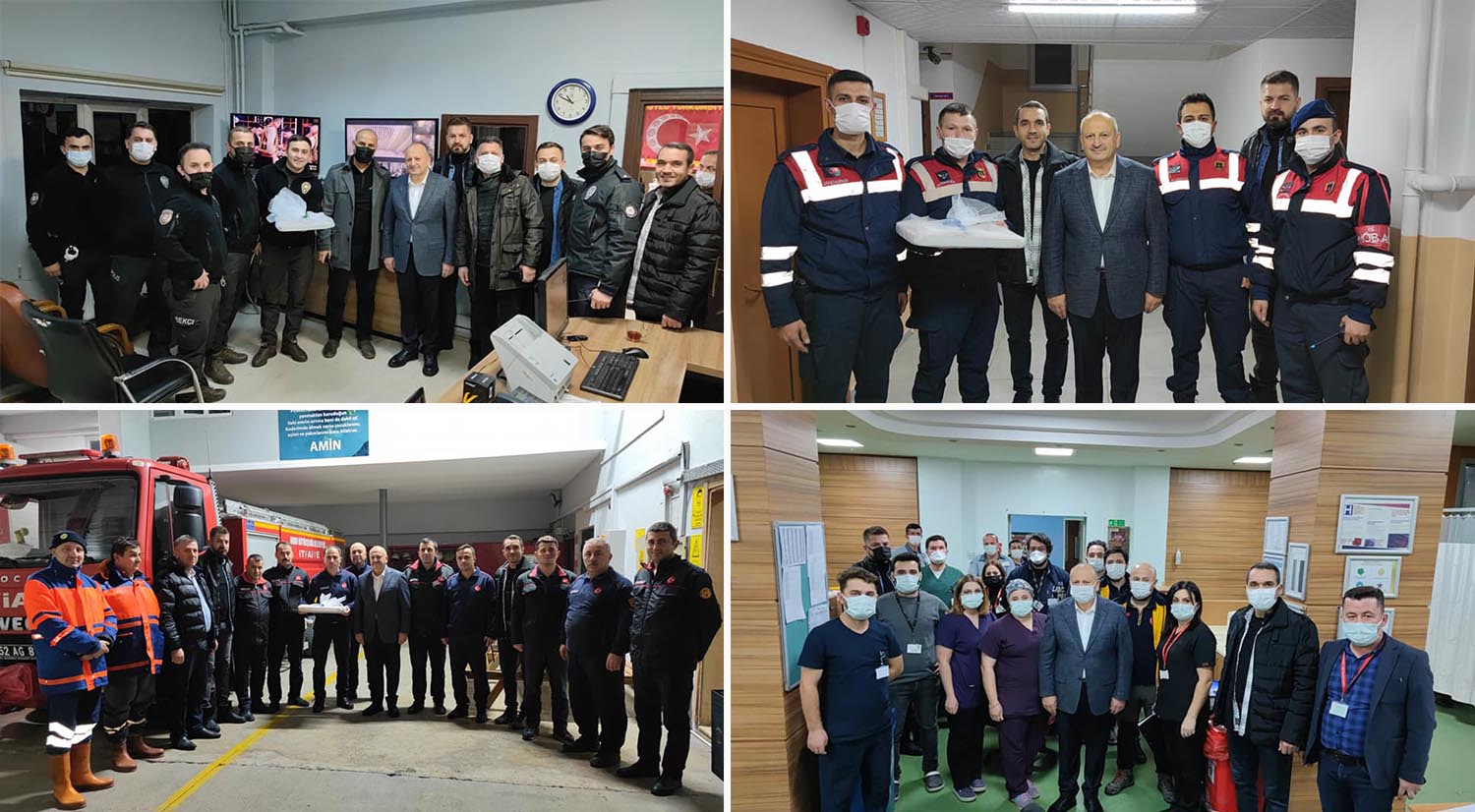 BAŞKAN TAVLI’DAN YENİ YILDA “TATLI” ZİYARET Ünye Belediye Başkanı Hüseyin