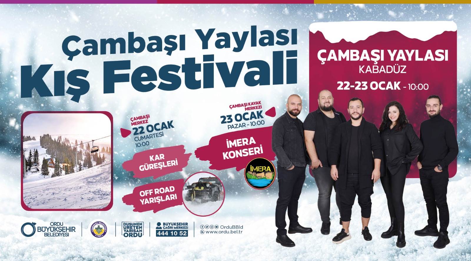 Ordu’nun gözde turizm merkezlerinden biri olan Çambaşı Yaylası birbirinden renkli