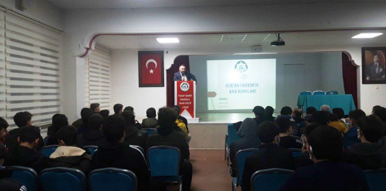 Ünye Müftülüğü din hizmetleri faaliyetleri kapsamında İlçe Müftüsü Hüseyin Okuş