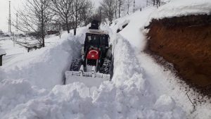 Son yılların en şiddetli kar yağışının gerçekleştiği Ordu’da son 10