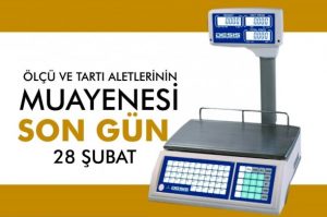 Ordu Valiliği esnafların kullanmış olduğu ölçü ve tartı aletlerinin iki yılda