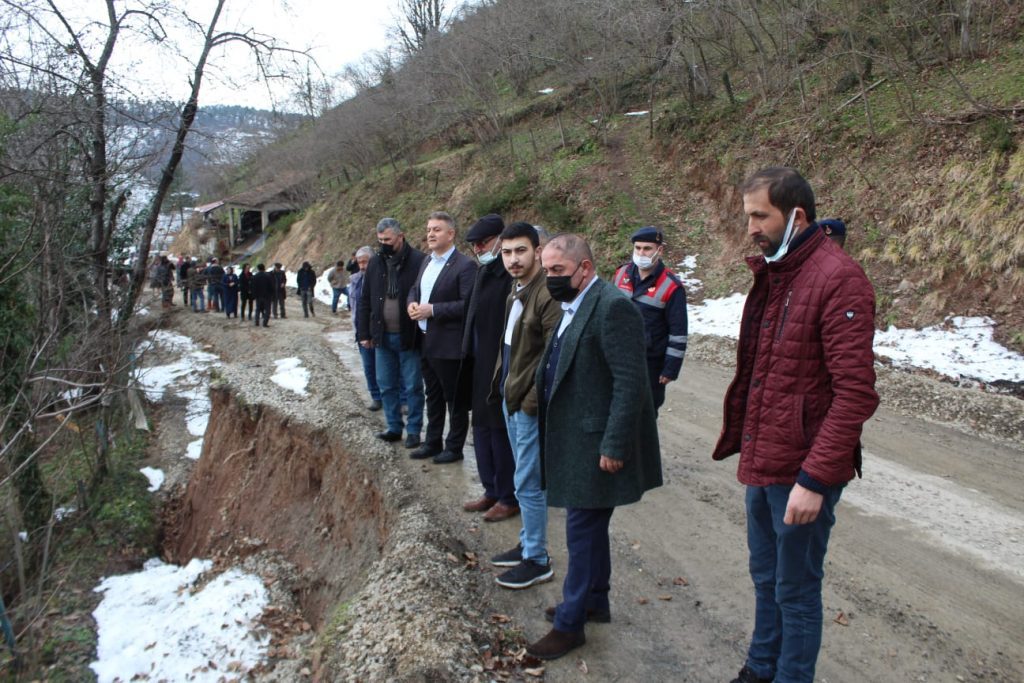 HEYELAN BÖLGESİNE AK PARTİ ÜNYE İLÇE TEŞKİLATI ZİYARETİ ILCE