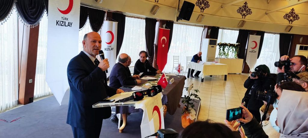 TÜRK KIZILAYI ÜNYE ŞUBESİ YENİ BAŞKANI ''HALİT ÖZDEMİR'' OLDU KIZ