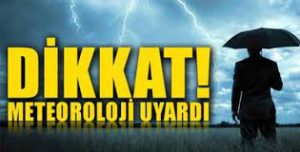 Meteoroloji Samsun 10. Bölge Müdürlüğü tarafından yapılan açıklamaya göre, bu