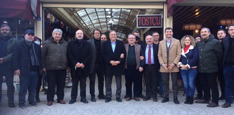 SEYİT TORUN KAPALI PAZAR ESNAFININ DERDİNİ DİNLEDİ kapali pazar unye seyit torun