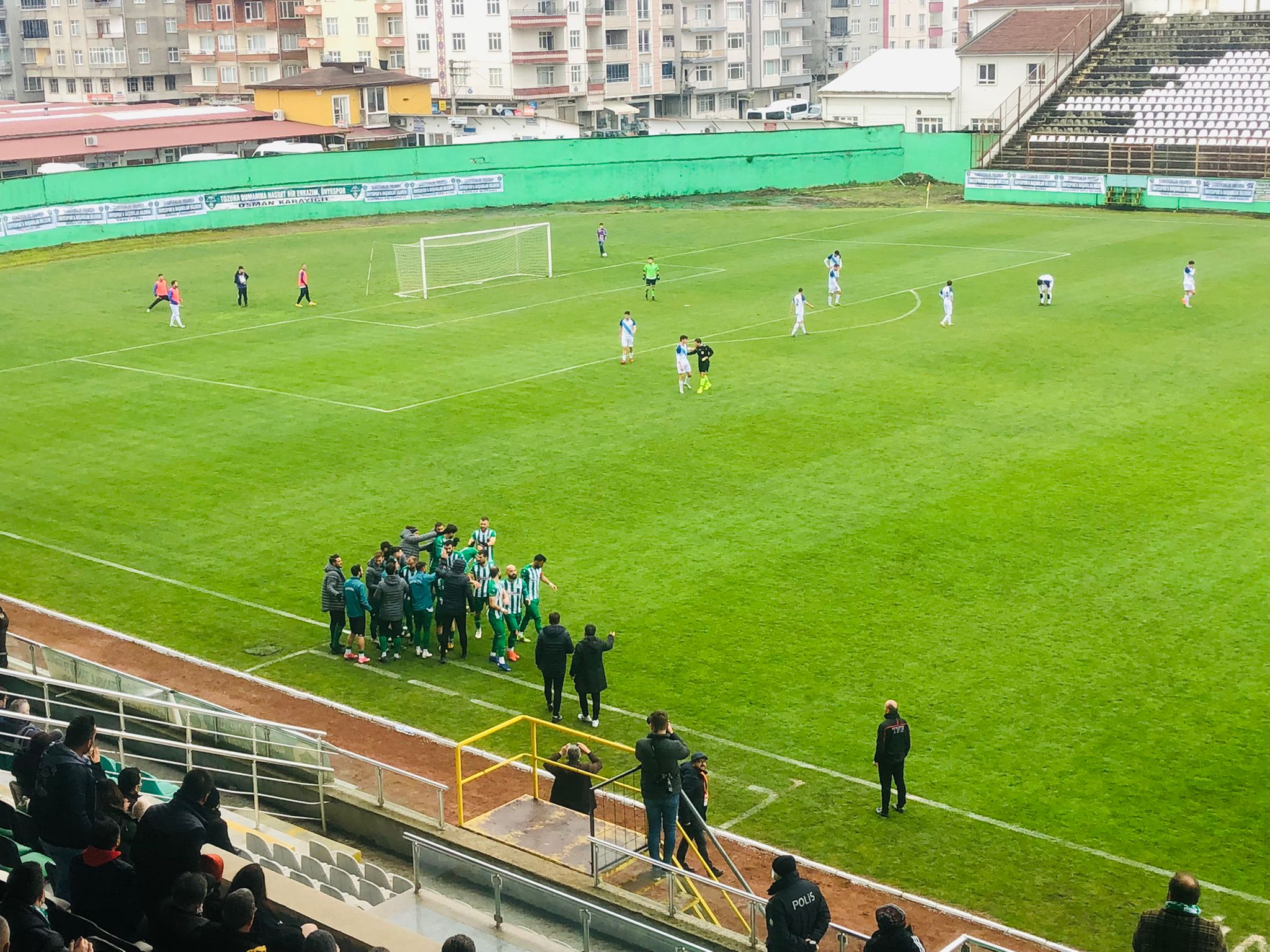 Ünye 1957 Spor Taraftarını Sevindirdi ordu gucu mac 2