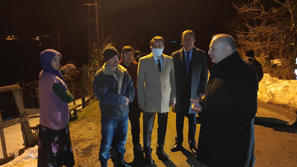 İNKUR’DA YAŞANAN HEYELANDA GEREKEN TEDBİRLER ALINDI tavli