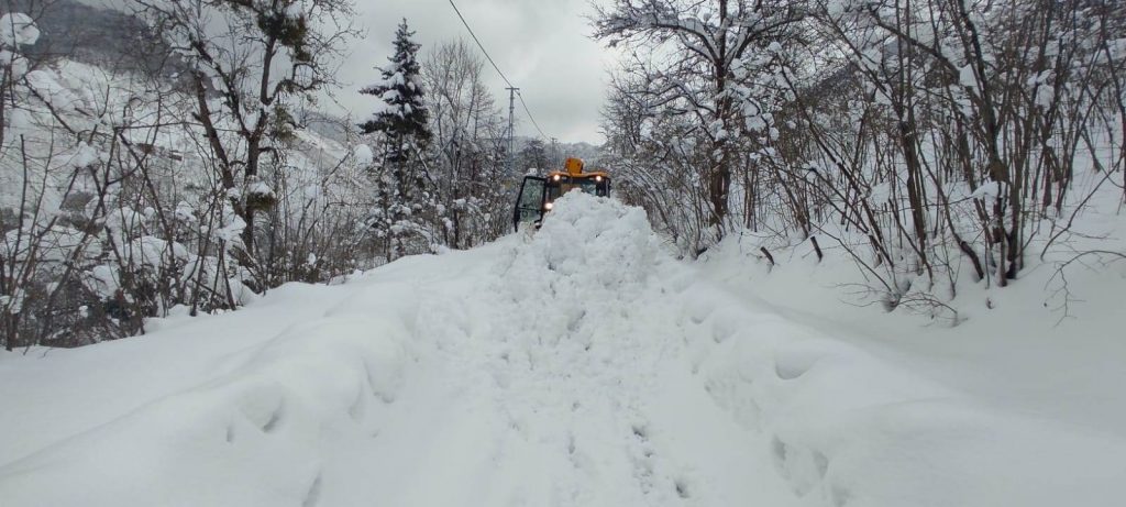 ORDU’DA KAR KALINLIĞI 2 METREYE YAKLAŞTI KAR2 1