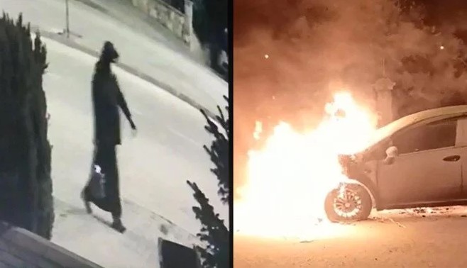 Denizli'de kadın kıyafeti giyip başörtüsü takan yüzünü de maskeyle gizleyen