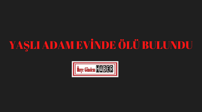 YAŞLI ADAM EVİNDE ÖLÜ BULUNDU besikcioglu emlak 4
