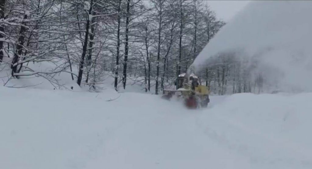 ORDU’DA KAR KALINLIĞI 2,5 METREYİ GEÇTİ met 1