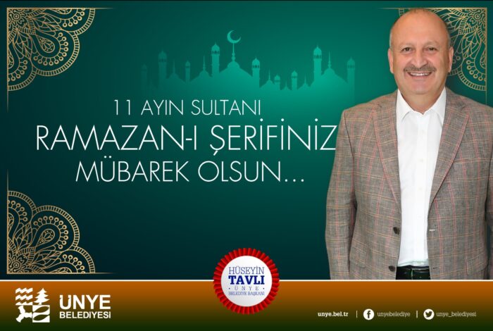 BAŞKAN TAVLI, “RAMAZAN AYINA KAVUŞMANIN SEVİNCİNİ YAŞIYORUZ” BASKAN TAVLI
