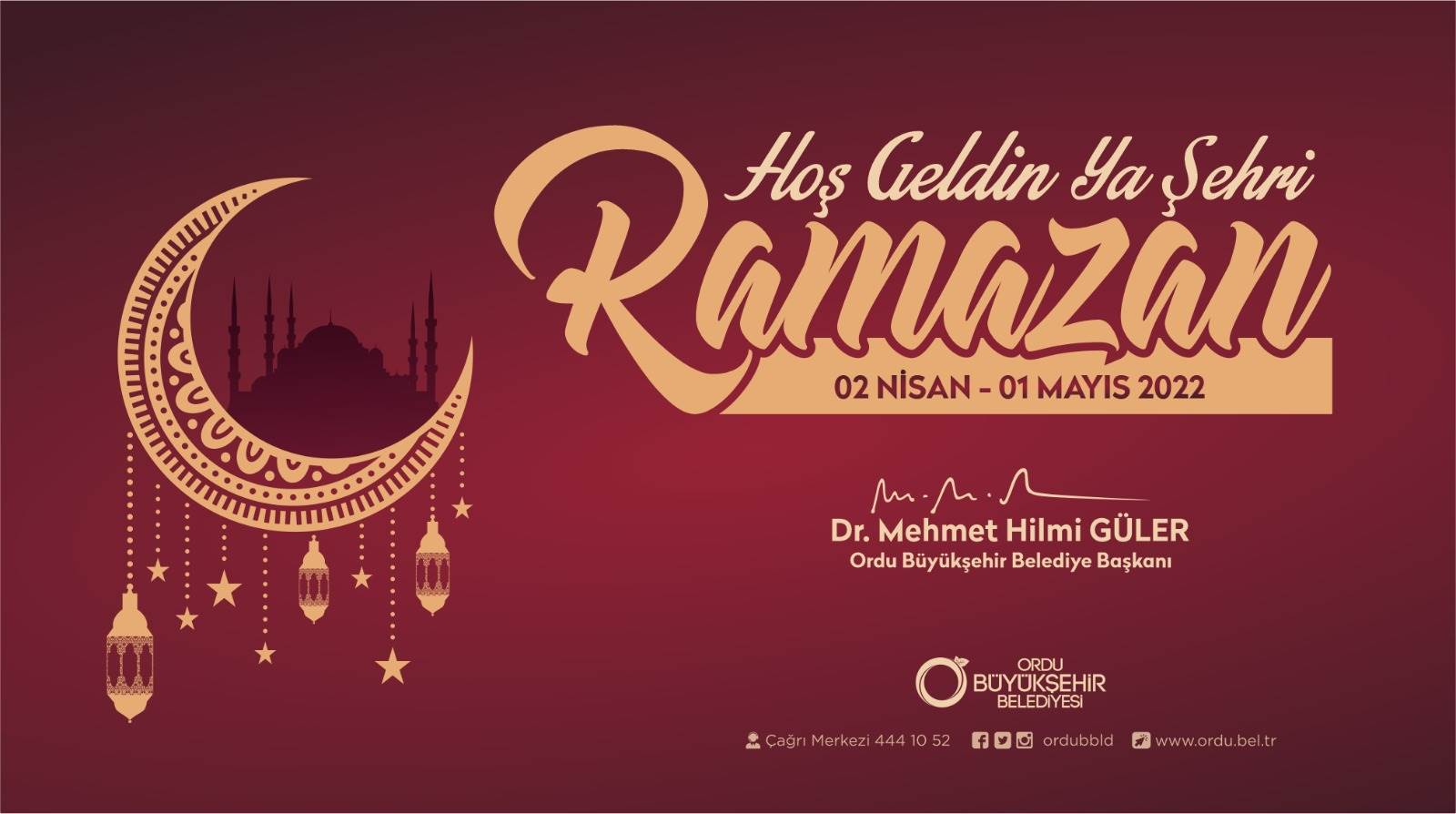 On Bir Ayın Sultanı Ramazan’ın başlaması dolayısıyla huzur ve sevinci