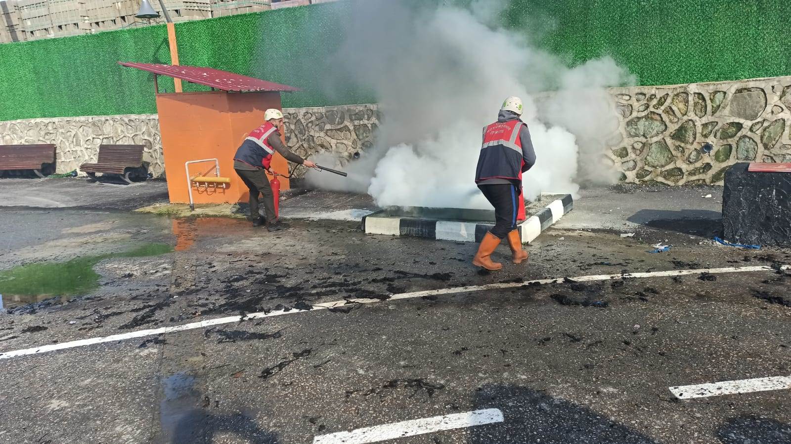 Ordu Büyükşehir Belediyesi İtfaiye Dairesi Başkanlığı tarafından Giresun Orman Bölge