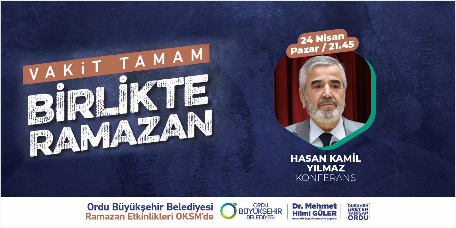 Ordu Büyükşehir Belediyesi, Ramazan ayı kültür sanat etkinlikleri kapsamında üniversitelerde