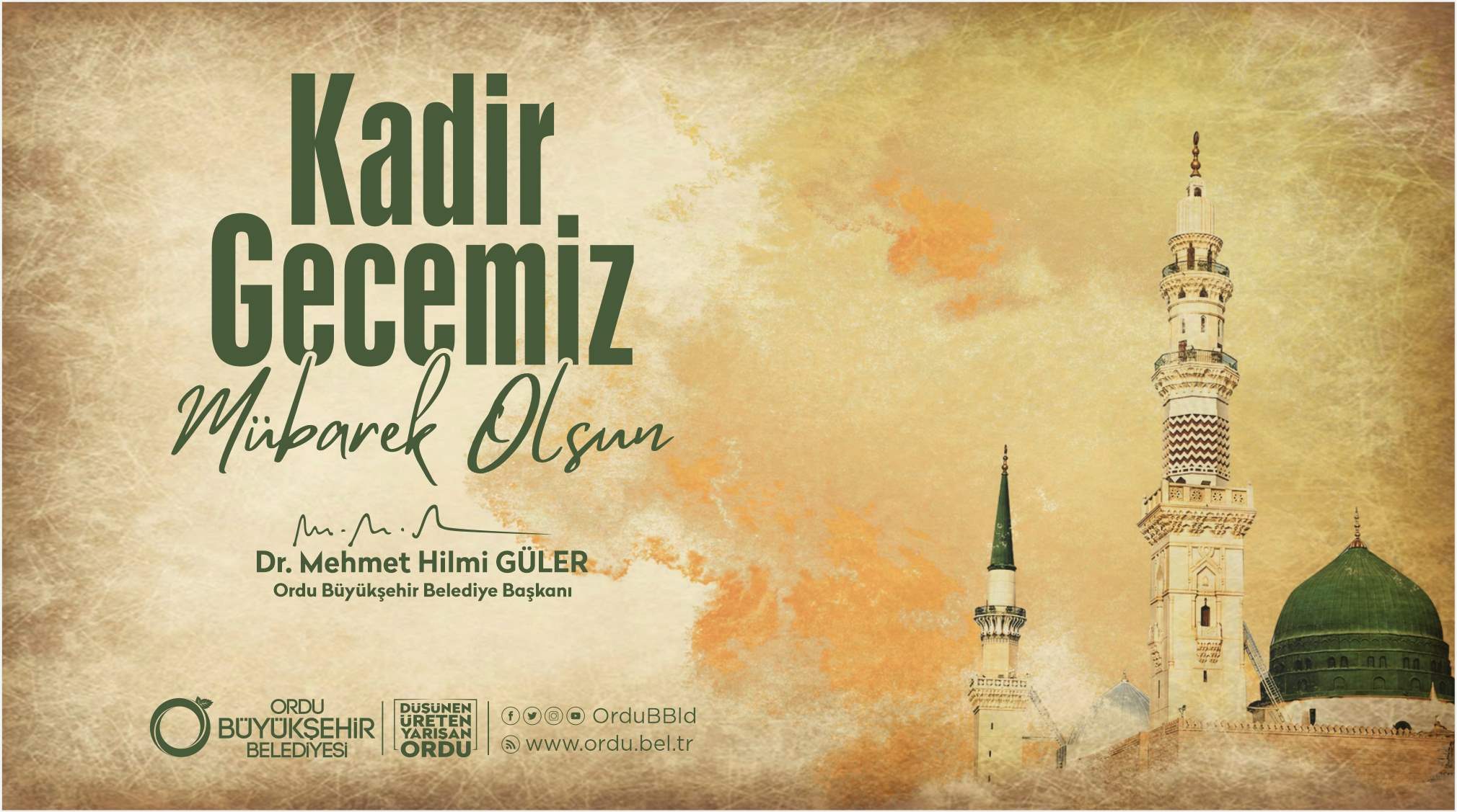“Başı rahmet, ortası mağfiret, sonu azaptan kurtuluş olarak bilinen Ramazan