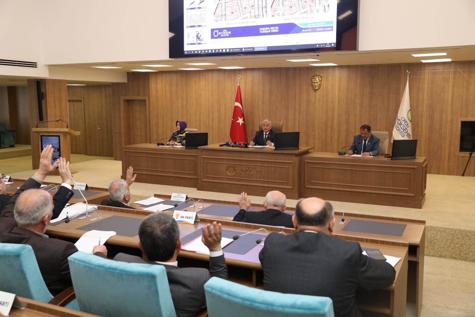 Ordu Büyükşehir Belediye Meclisi Nisan Ayı Olağan Toplantısının 2. oturumu