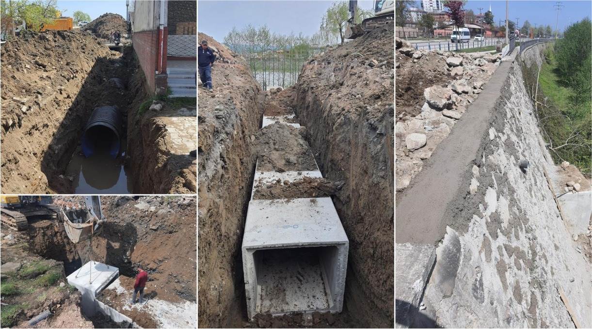 Ordu Büyükşehir Belediyesi’nin ilçelerdeki altyapı seferberliği devam ediyor. Büyükşehir Belediyesi