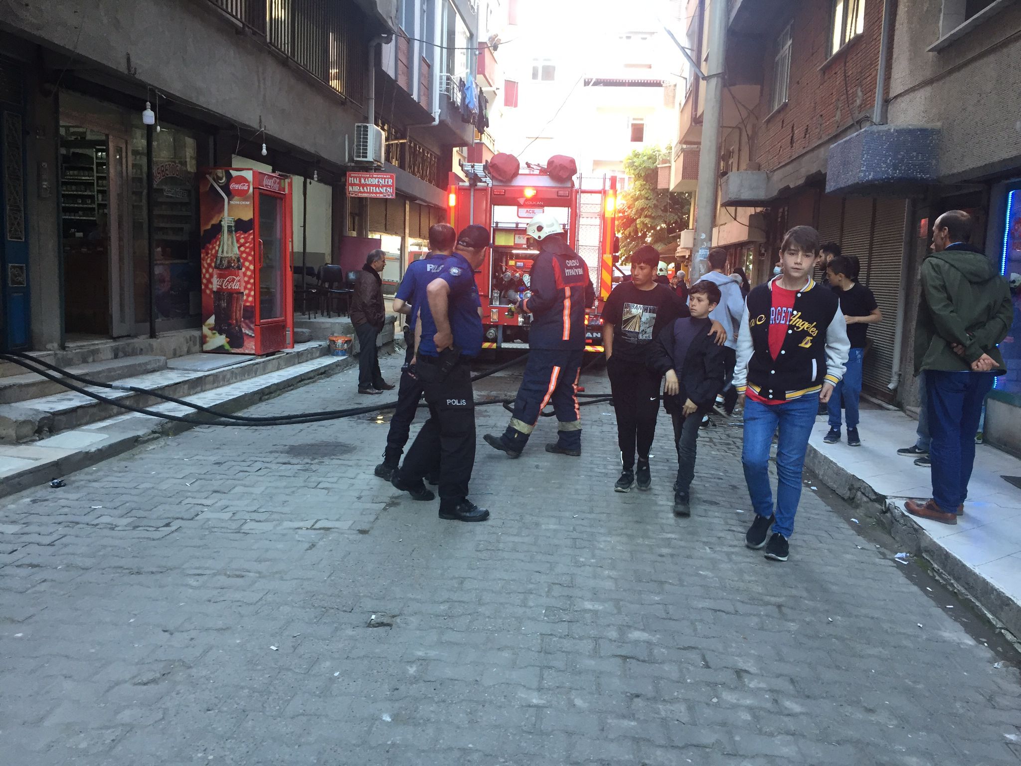 Havalandırma Boşluğunda Çıkan Yangın Korkuttu
