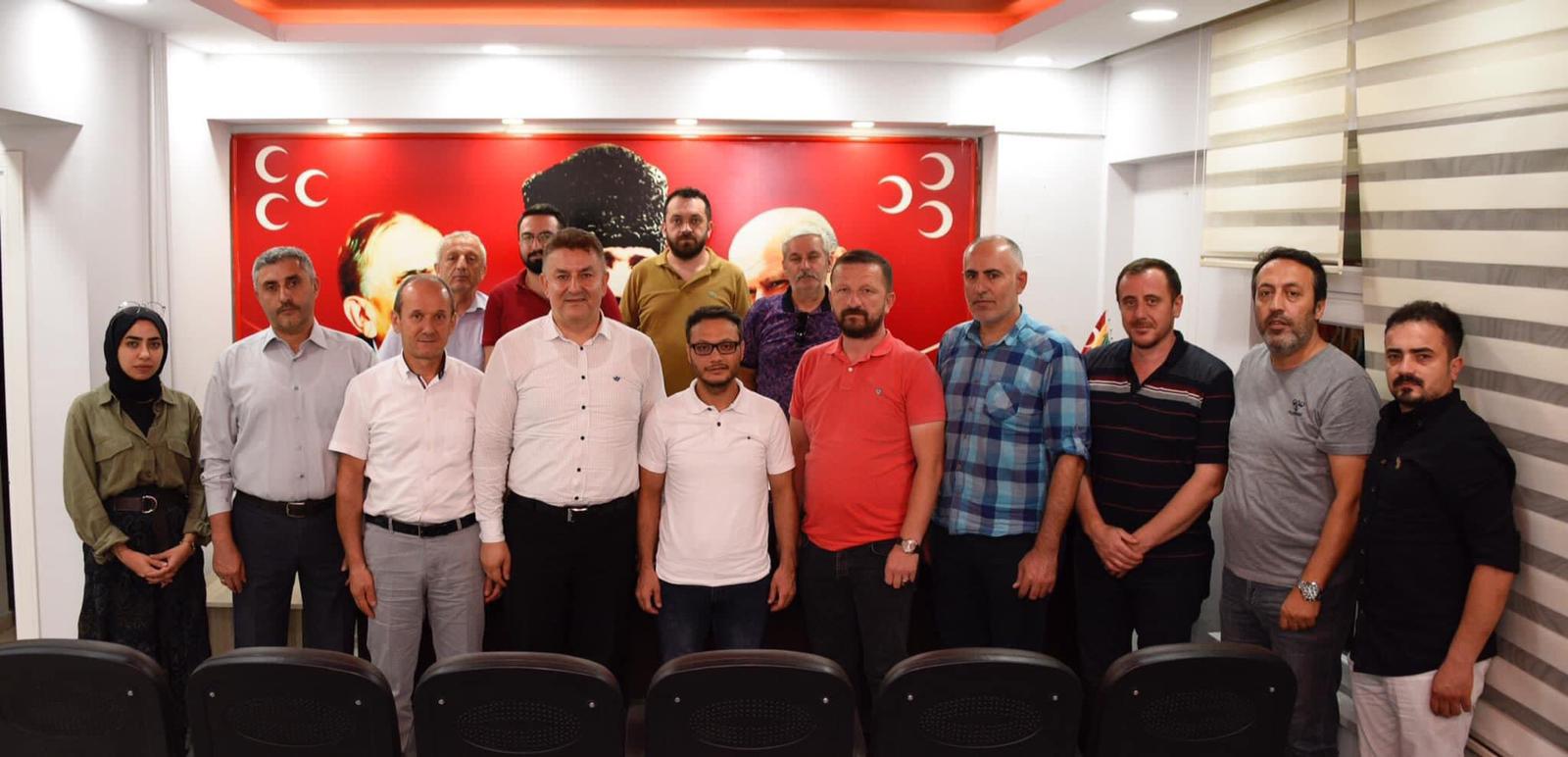 Cumhur İttifakı birliği nedeniyle İlçe Başkanı Kenan Selim Argan, MHP