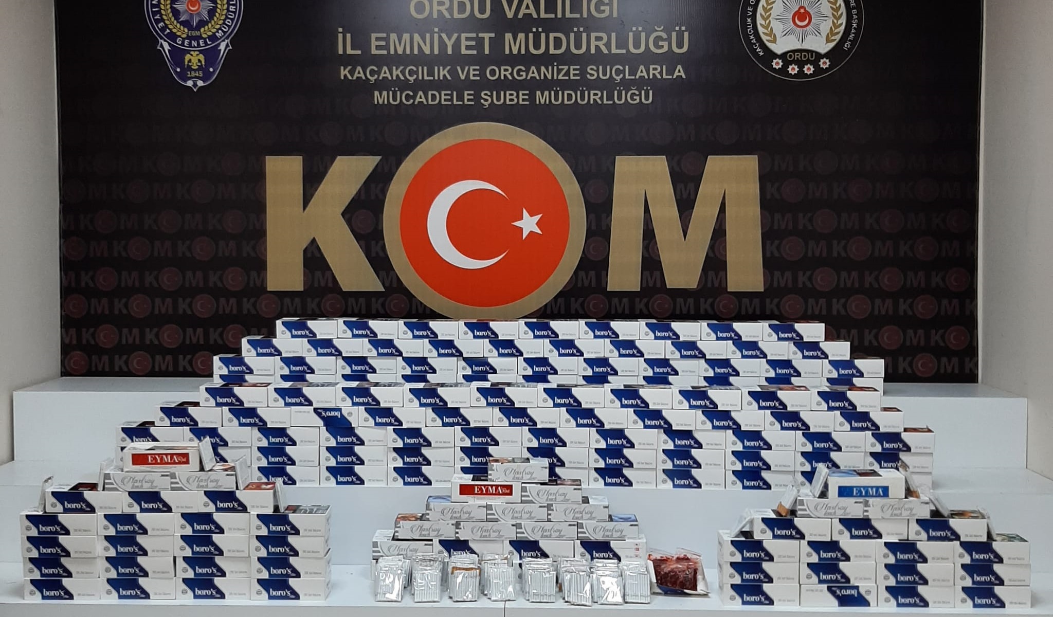 Ordu İl Emniyet Müdürlüğü ekiplerinin 5607 sayılı kanuna muhalefet suçu