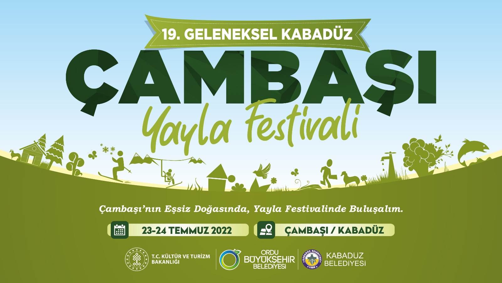Ordu’nun gözde turizm merkezlerinden biri olan 2 bin rakımlı Çambaşı
