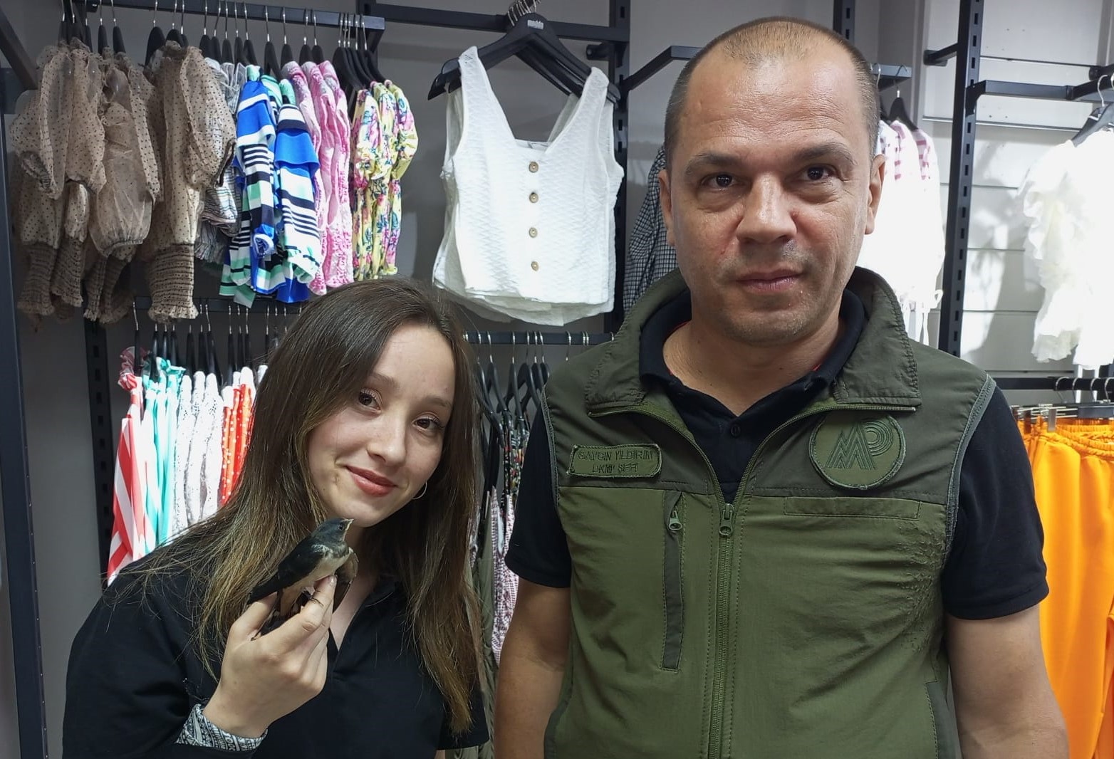 Ordu’nun Ünye İlçesinde , bir işyerinde duyarlı vatandaşlar tarafından bulunan