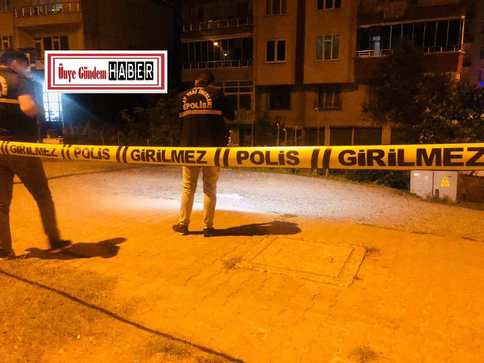 Ünye’de bir kafede başlayıp, sokağa taşan tartışmada bir iki tabanca