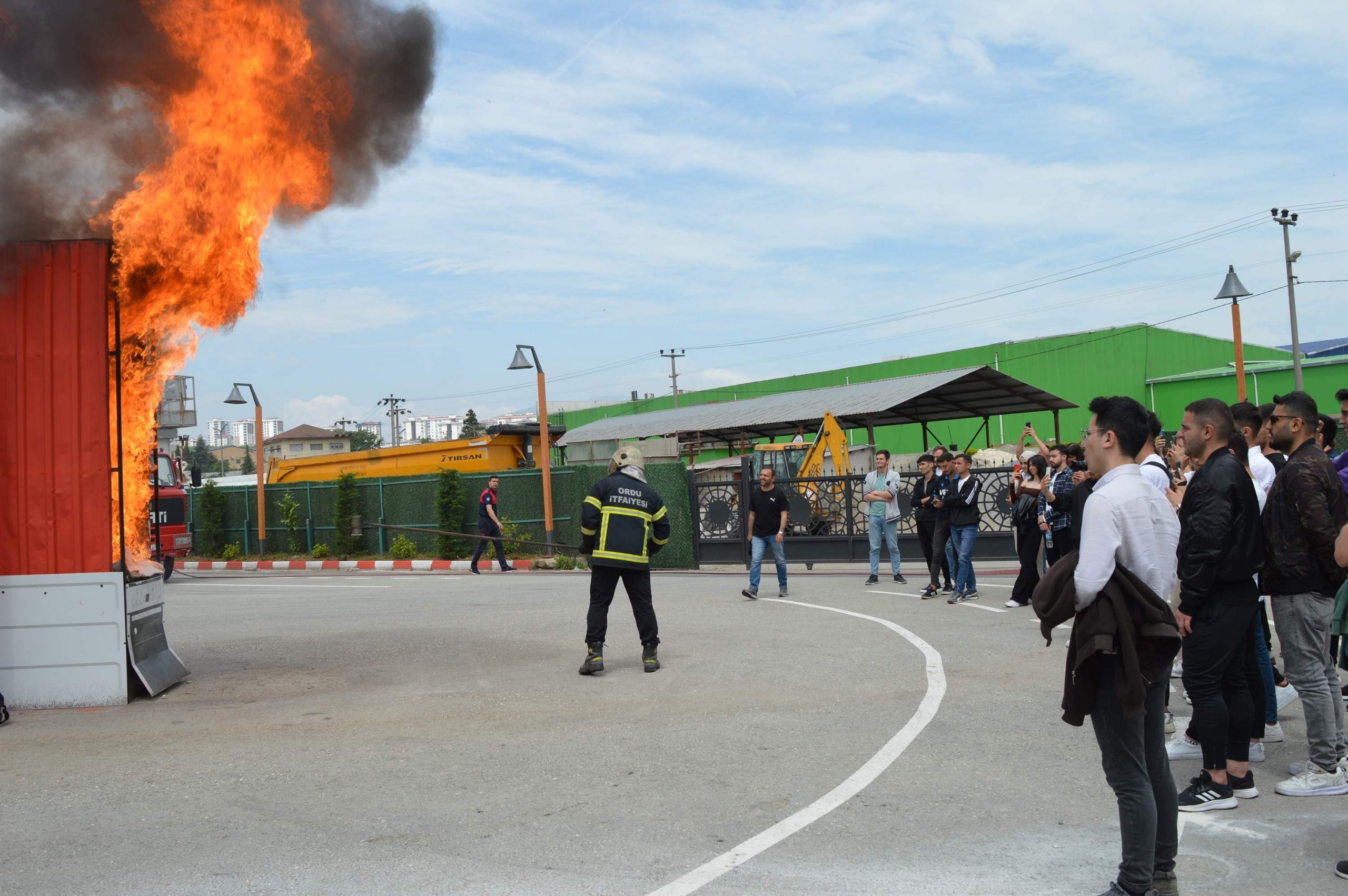 Ordu Büyükşehir Belediyesi İtfaiye Eğitim Merkezi (OBİTEM) teknik alt yapısı