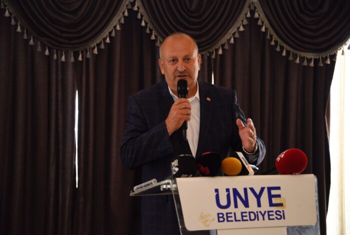 Ünye Belediye Başkanı Hüseyin Tavlı özellikle kırsal mahalleler başta olmak