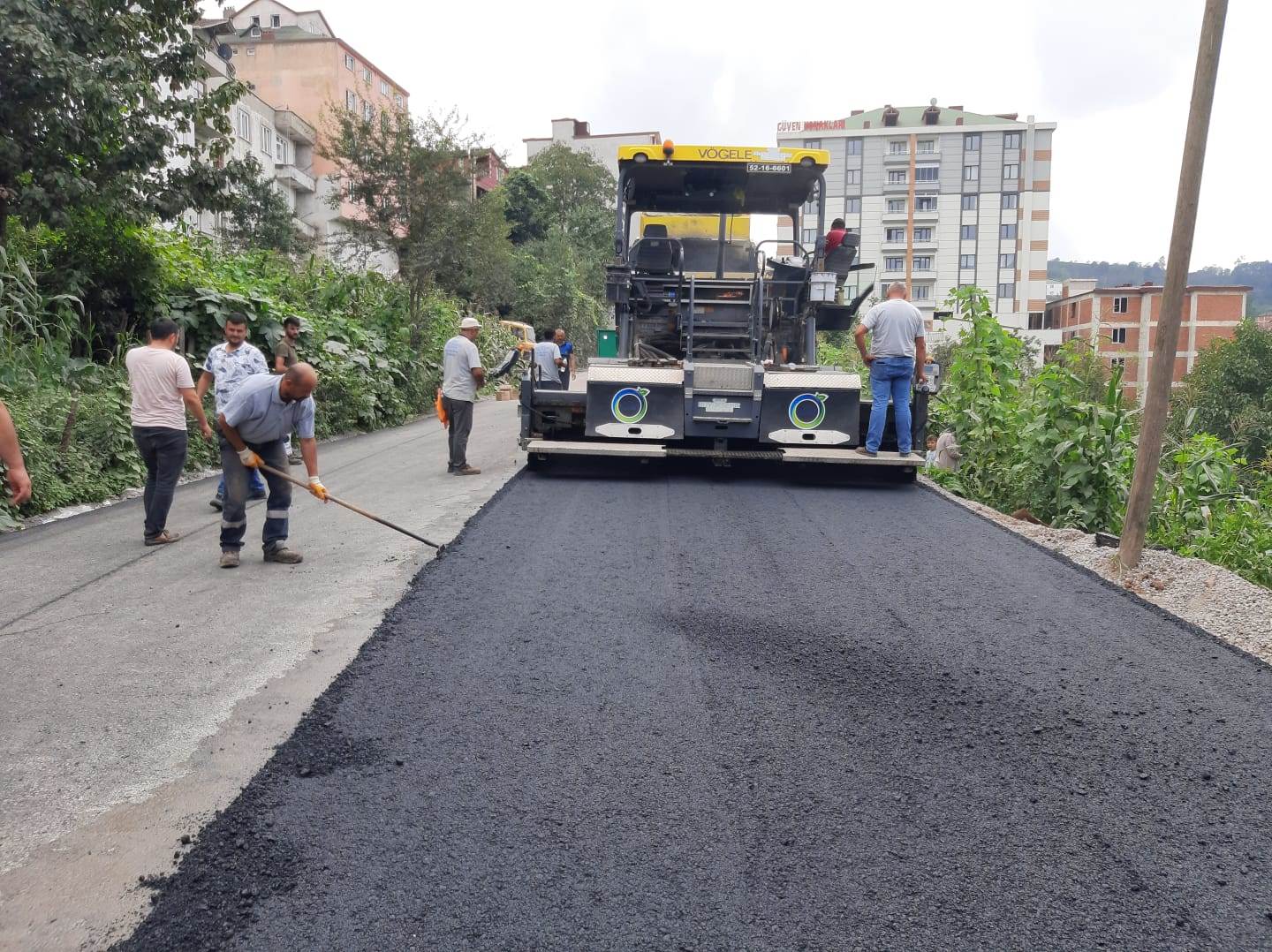 Ordu Büyükşehir Belediyesi, Korgan ilçe merkezinde, altyapısını sil baştan yenilediği