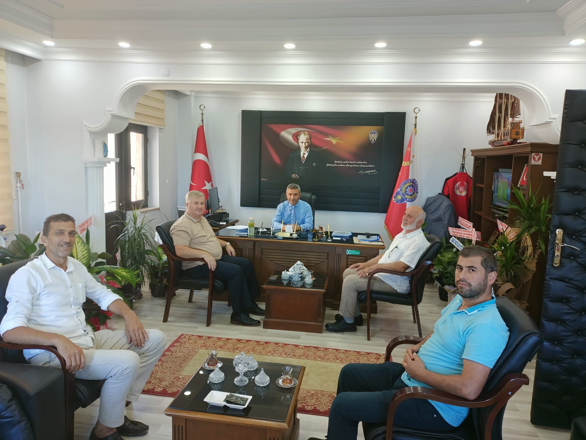 saadet partisi zyaretlerine devam ediyor