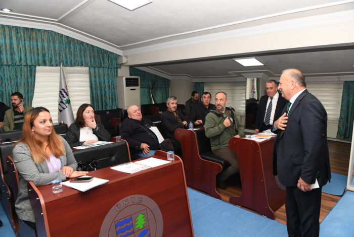 ÜNYE BELEDİYE MECLİSİ 2023 YILI GELİR-GİDER BÜTÇESİNİ GÖRÜŞTÜ ME1