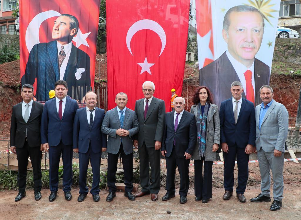 Selimiye Muhtar Hizmet Binasının Temeli Atıldı se1 1