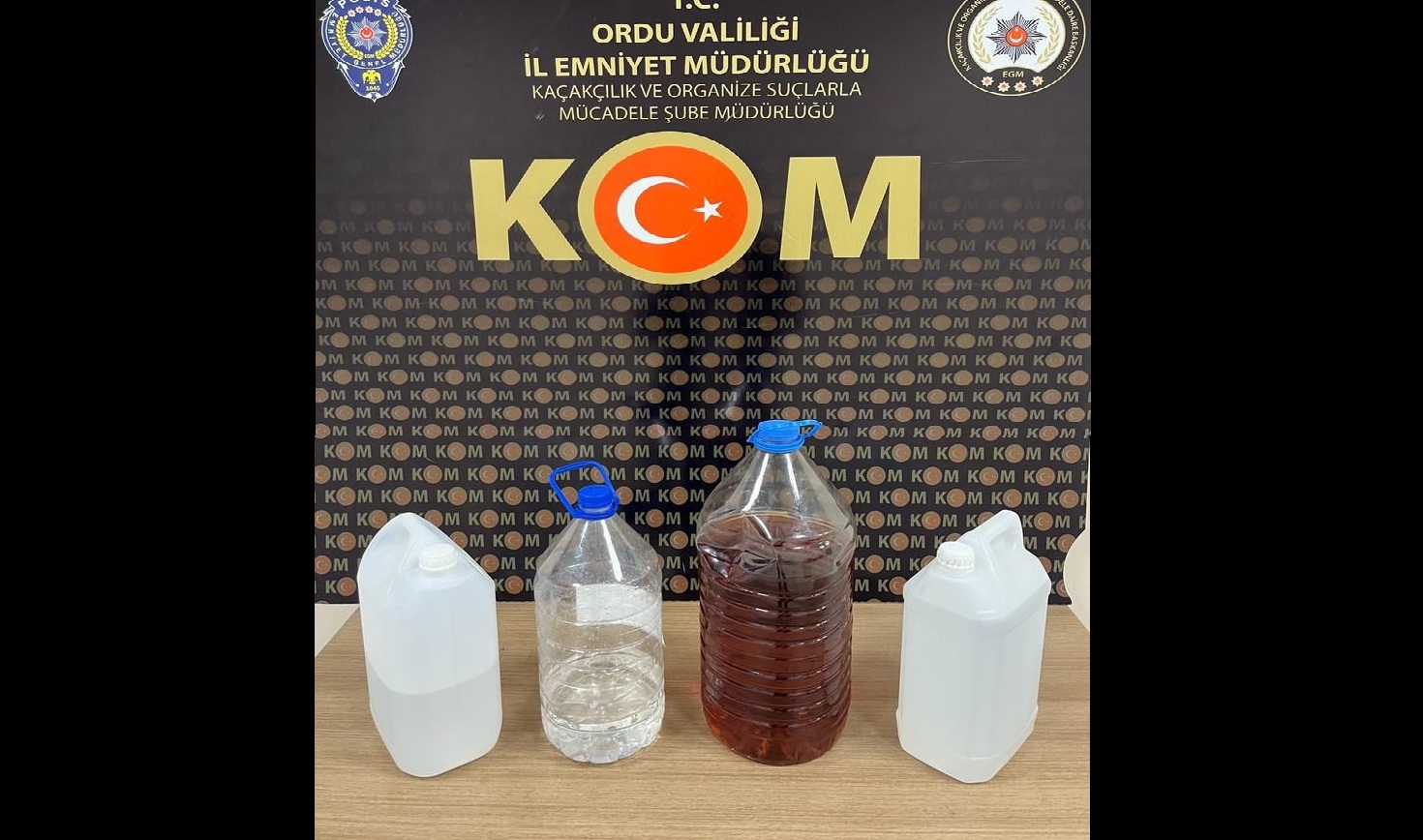 Ordu Emniyet Müdürlüğü Kaçakçılık ve Organize Suçlarla Mücadele ekiplerinin sahadaki